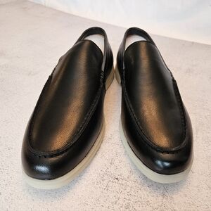 🍁NIB Size 7 Premium Black Calf Leather Loafers, Snover, Canadian